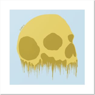 Abstracted skull Posters and Art